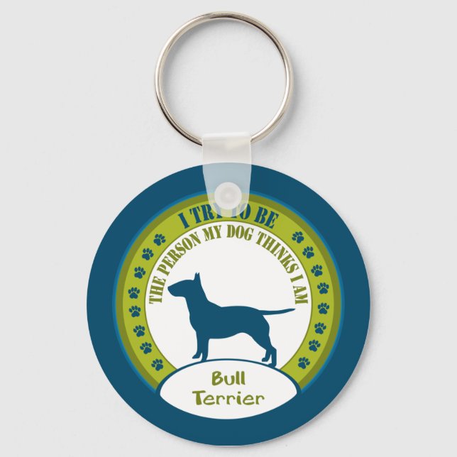 Bull Terrier Keychain (Front)