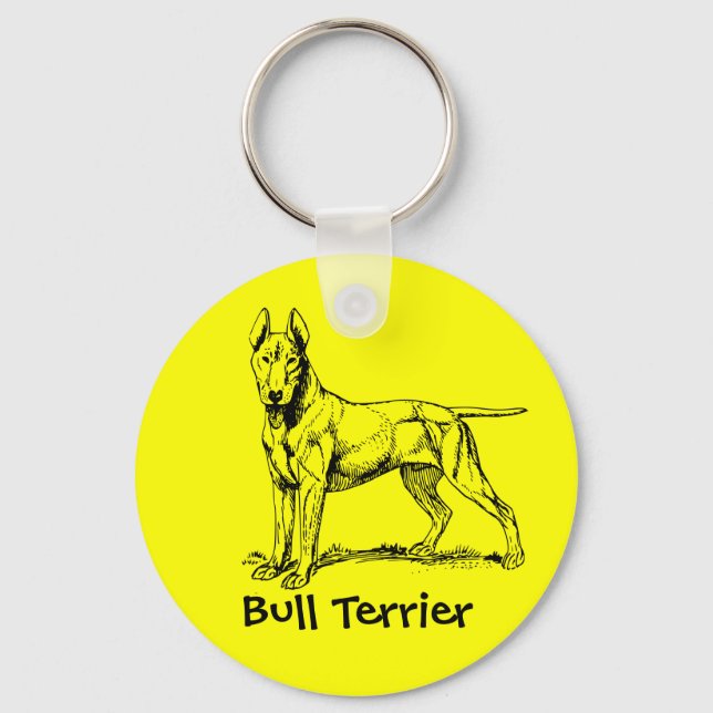 Bull Terrier Keychain (Front)