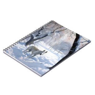 Bull Terrier Let It Snow Christmas Notebook