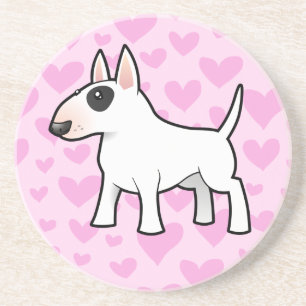 Bull Terrier Love Coaster