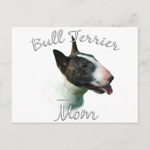 Bull Terrier Mom 2 Postcard