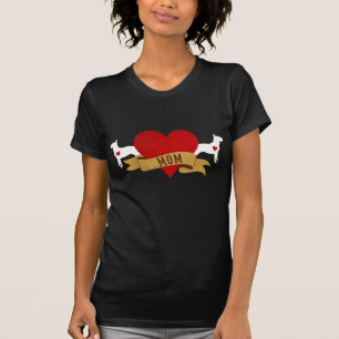 Bull Terrier Mom [Tattoo style] T-Shirt