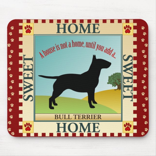 Bull Terrier Mouse Pad (Front)