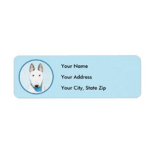 Bull Terrier Painting - Cute Original Dog Art