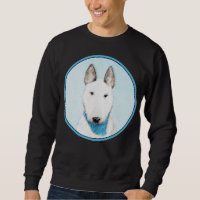Bull Terrier Painting - Cute Original Dog Art
