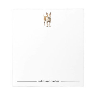 Bull Terrier Personalized Notepad