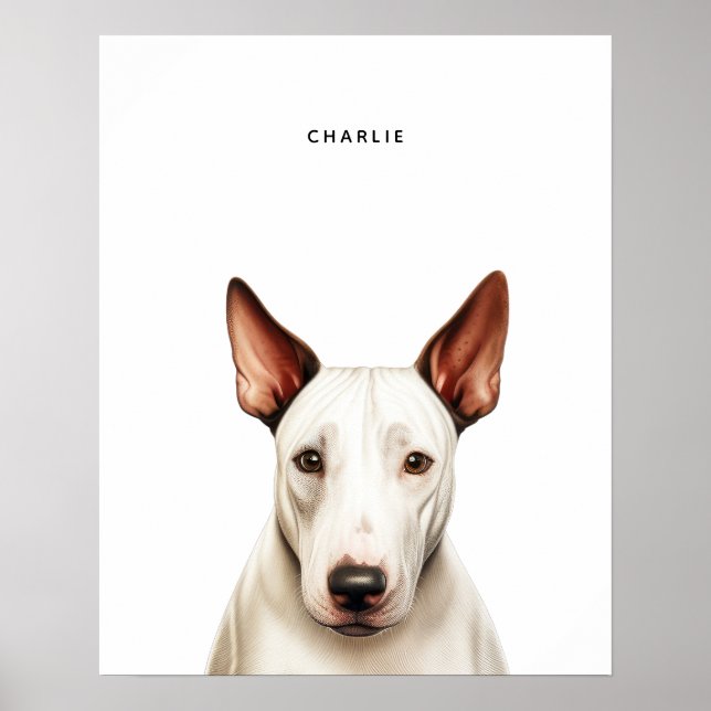 Bull Terrier Personalized Print (Front)
