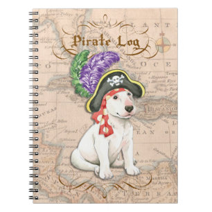 Bull Terrier Pirate Notebook