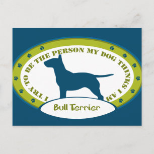 Bull Terrier Postcard