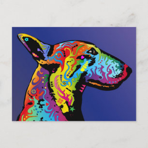 Bull Terrier Postcard