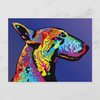 Bull Terrier Postcard