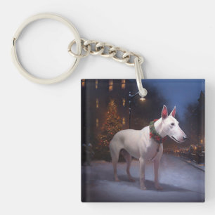 Bull Terrier Saison de Noël festive