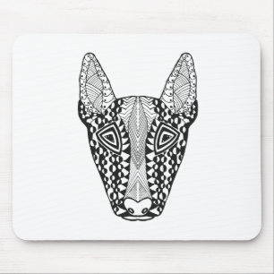 Bull Terrier Sketch Mouse Pad