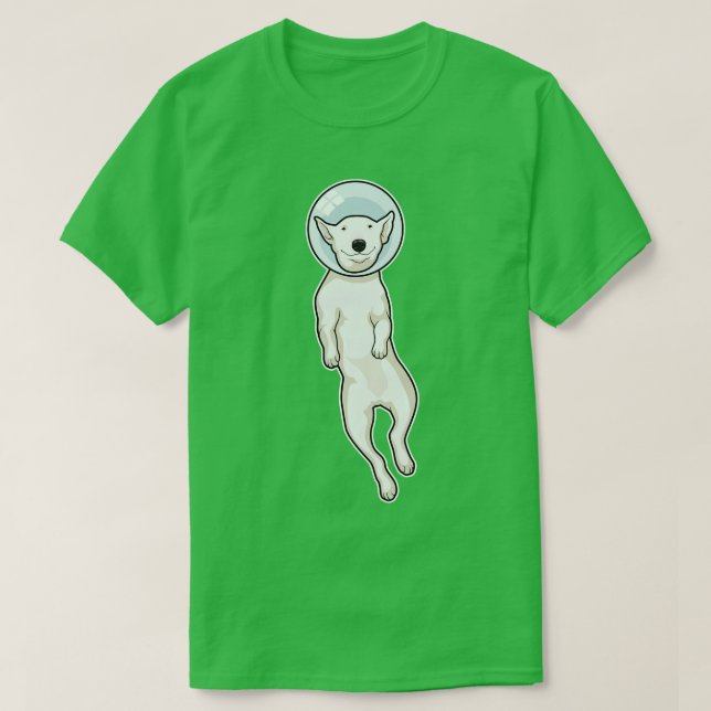 Bull Terrier Space T-Shirt (Design Front)