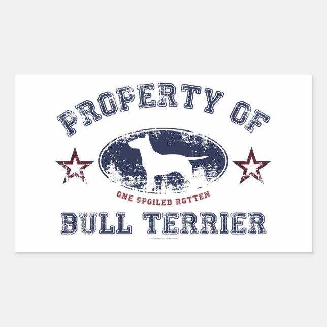 Bull Terrier Sticker (Front)