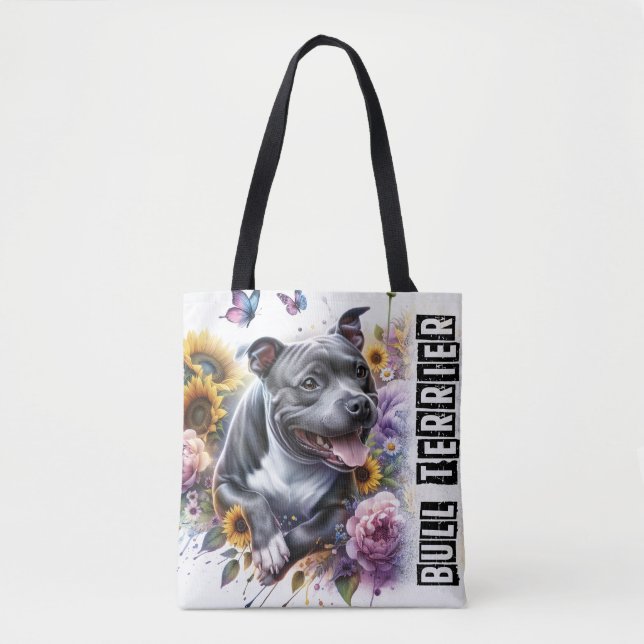 Bull Terrier Tote Bag (Front)