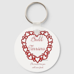 Bull Terrier True Love - Keychain