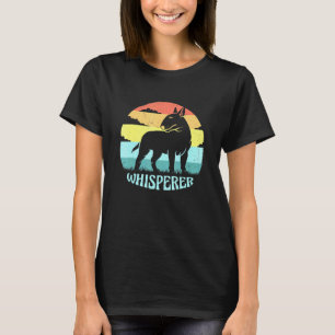 Bull Terrier Whisperer Cool Retro Sunset Vintage P T-Shirt