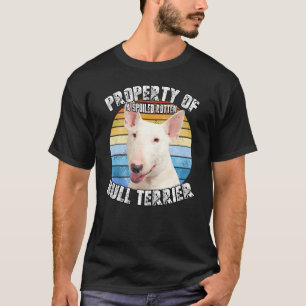 Bull Terrier White Retro Property Of T-Shirt