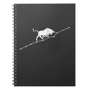 Bull Trend Stock Market Trading Trader Investor Notebook