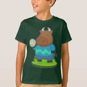 Bull Volleyball player Volleyball T-Shirt
