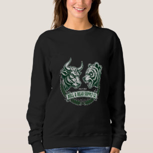 Bull vs Bear Faceoff — Trader Women's Sweatshirt