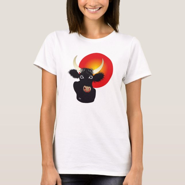 bull - zodiac sign T-shirt (Front)
