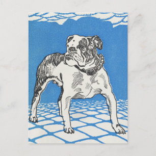 Bulldog (1912) print by Moriz Jung. Postcard