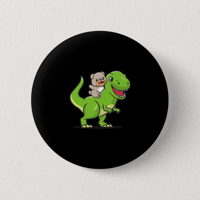 Bulldog  2 inch round button (Front)