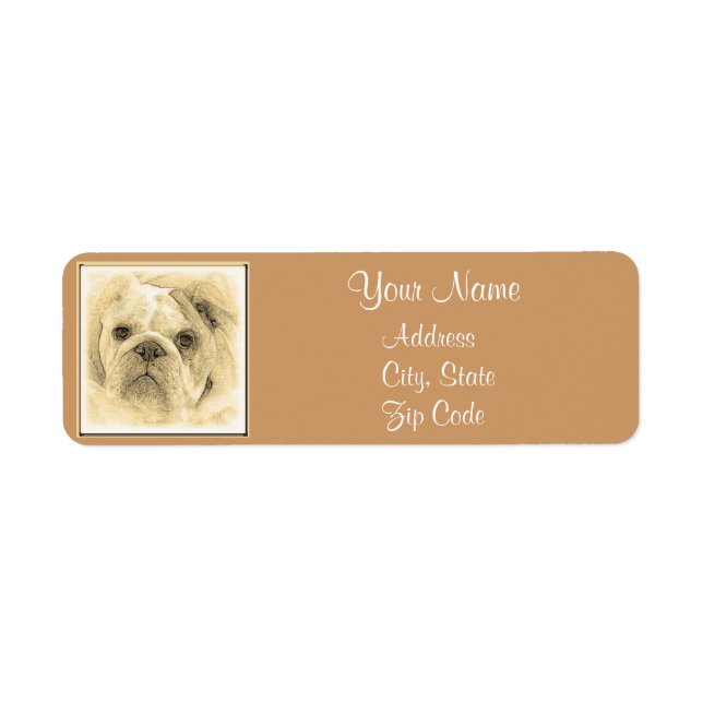 Bulldog Address Labels (Front)