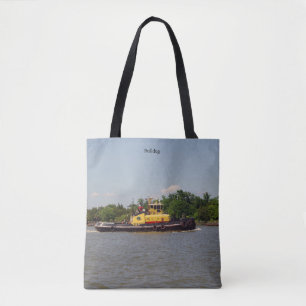 Bulldog all over tote bag