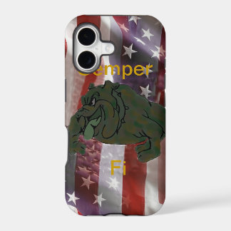 Bulldog American Flag I Phone 5 Case