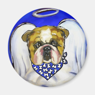 Bulldog Angel Magnet