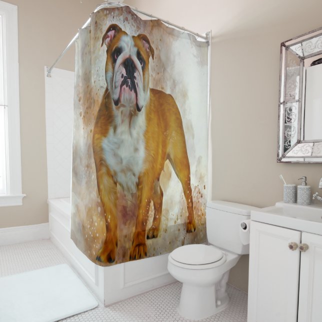 Bulldog Art English Bulldog Lovers (In Situ)