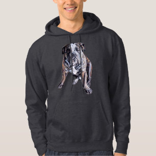 Bulldog Art Hoodies Men Women Kids & Plus Sizes