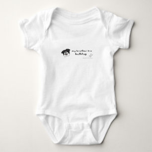 bulldog baby bodysuit