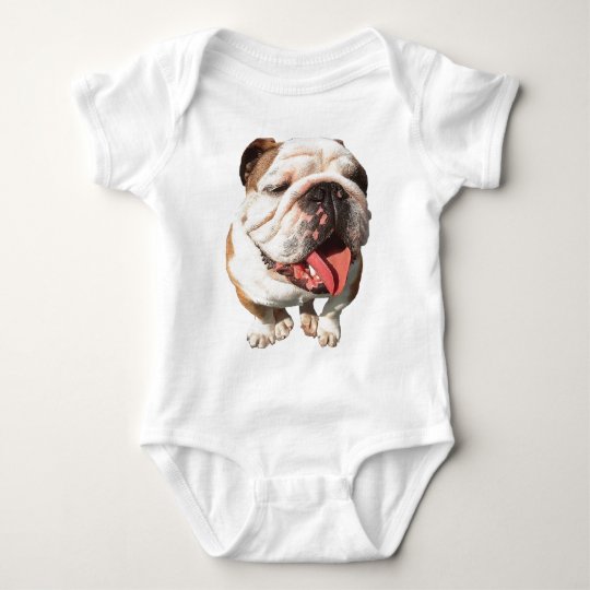 Bulldog Baby Bodysuit