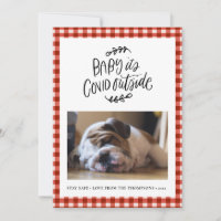 BULLDOG | Baby its COVID Outside Cute Christmas