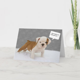 Bulldog Birthday Card by Focus for a Cause