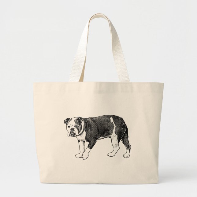 Bulldog Boldness, Manga Dot Tote (Front)