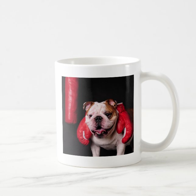 Bulldog Boxer Coffee Mug (Right)