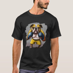 Bulldog Boxing Cool  Bulldog Dog Boxing Boxer T-Shirt