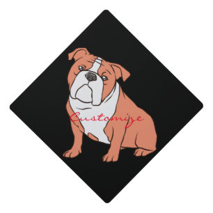 Bulldog Breed Thunder_Cove Graduation Cap Topper