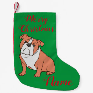 Bulldog Breed Thunder_Cove Small Christmas Stocking
