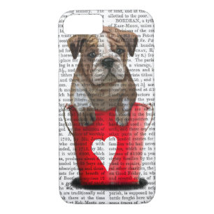 Bulldog Bucket Of Love Red Case-Mate iPhone Case