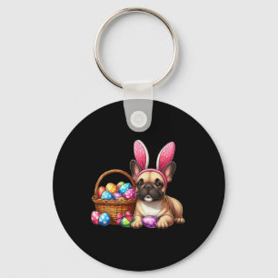 Bulldog Bunny Happy Easter Bulldog Lover Easter Bu Keychain