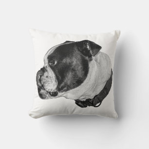 Bulldog Calm Accent Throw Pillow