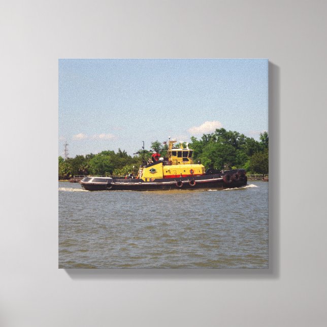 Bulldog canvas print (Front)