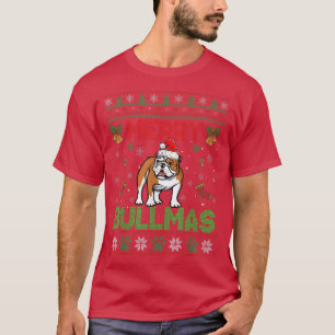 Bulldog Christmas Sweater Cool Merry Bullmas Xmas 