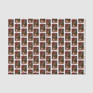 Bulldog Christmas Tissue Paper